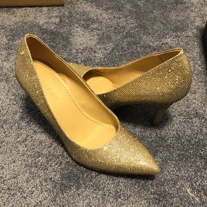 Coach Addie Gold Heels